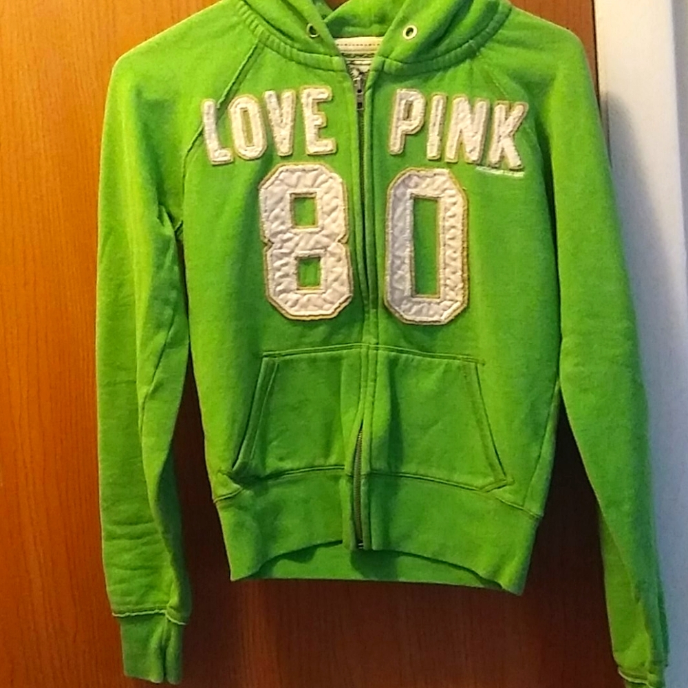 Pink zip up